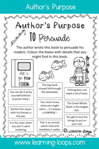 author's purpose activities