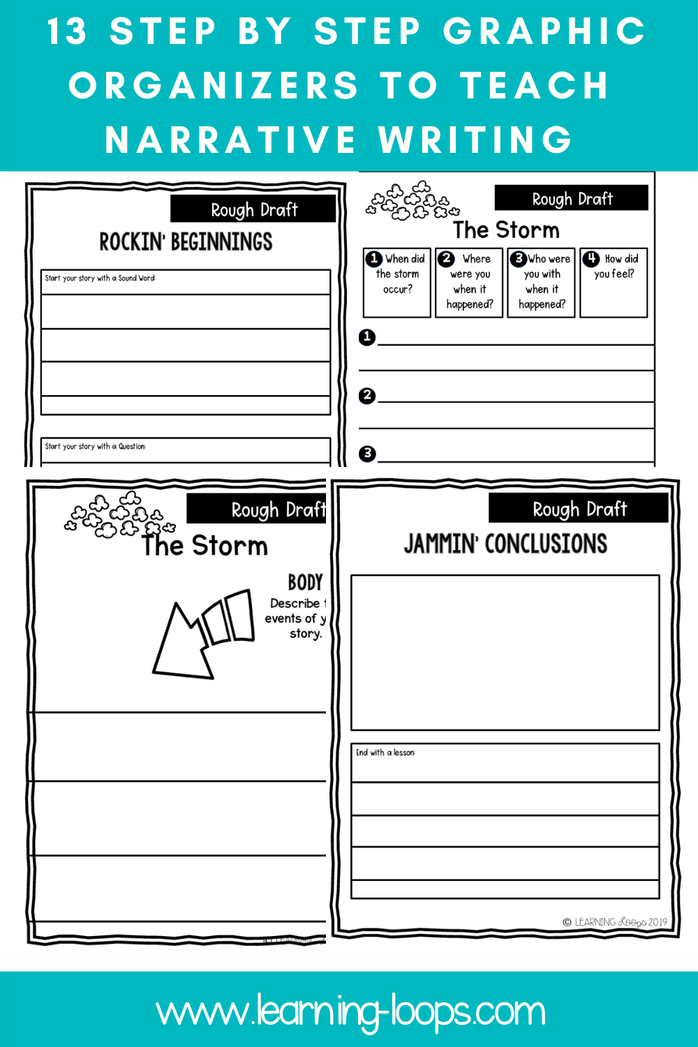 13 Graphic Organizers to Teach Narrative Writing - Learning-Loops