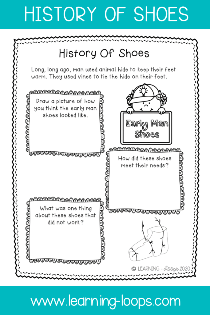 all about shoes worksheets