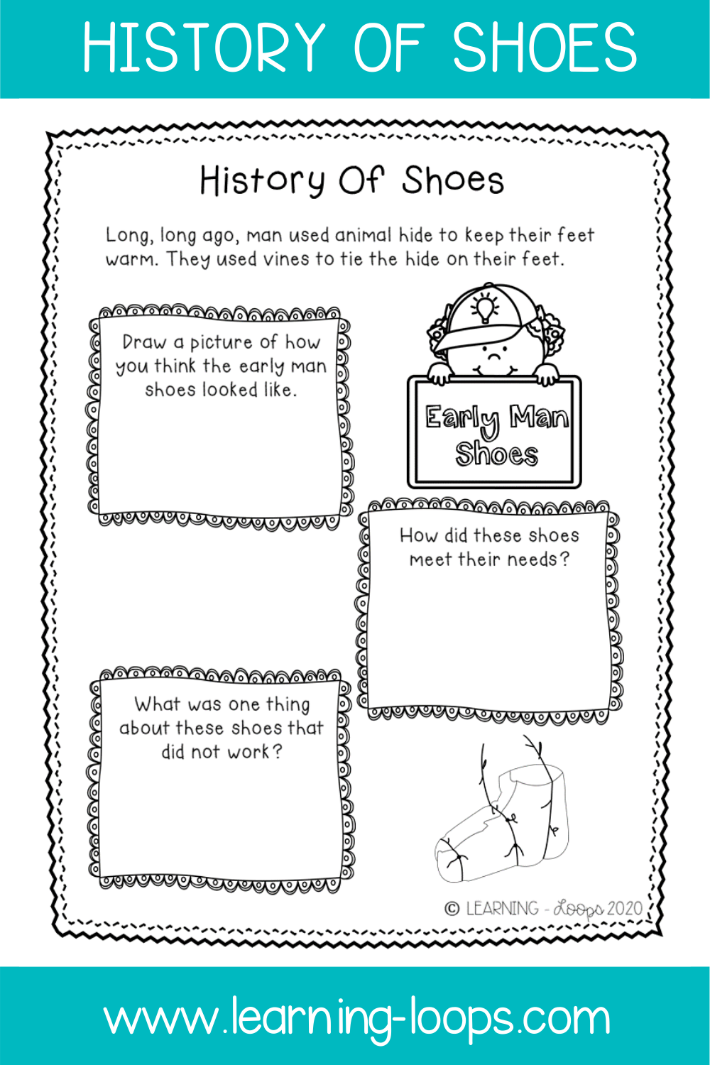 Shoe Theme Activities And Worksheets - Learning-Loops