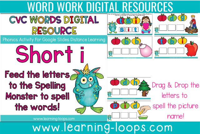 short i vowel sound digital resource