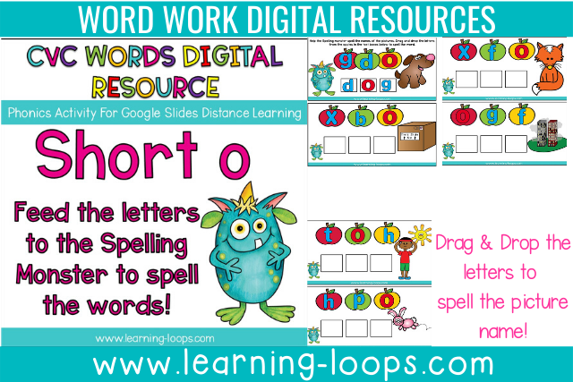 short o vowel sound digital resource